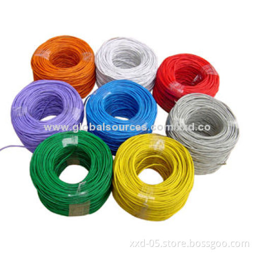 Networking Usage UTP Cat5 24AWG LAN Cable with PVC Coat